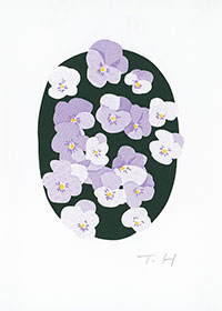 菱田俊子 版画アートコレクション No.43
